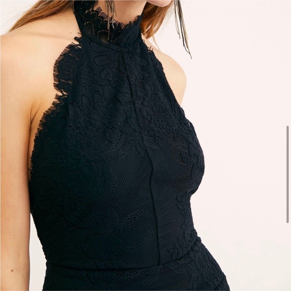 NWT Free People Harper High Neck Slip Dress XS - Picture 4 of 13